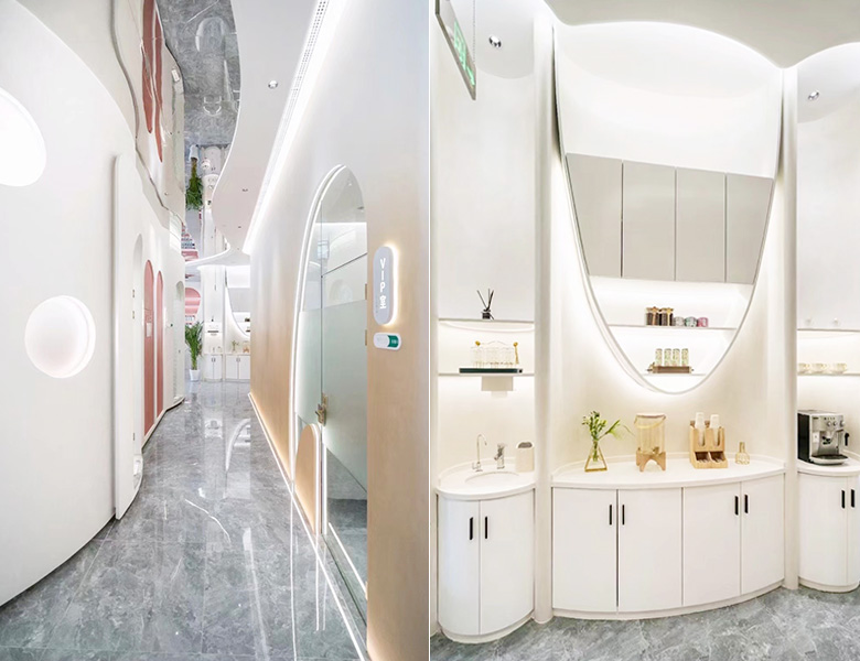 中国分院 廊下・パウダールーム